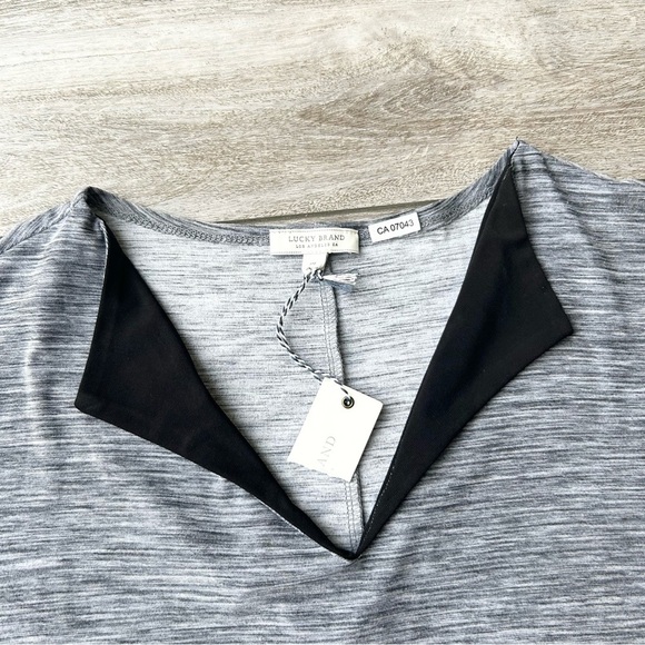 NWT Lucky Brand Jersey Poncho Top - Picture 5 of 12